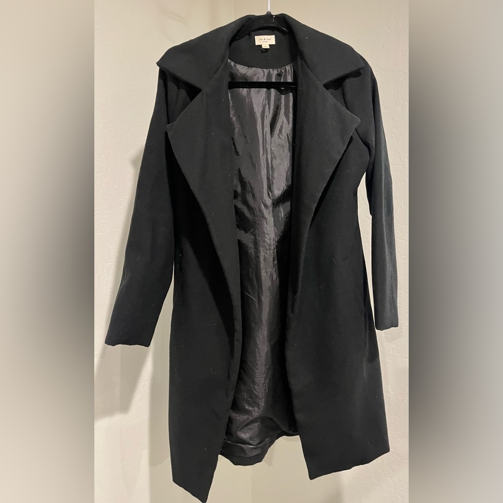 Tea & Cup Black Coat